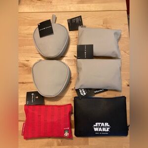 NEW United Airlines Business Class Toiletry Bag x 6